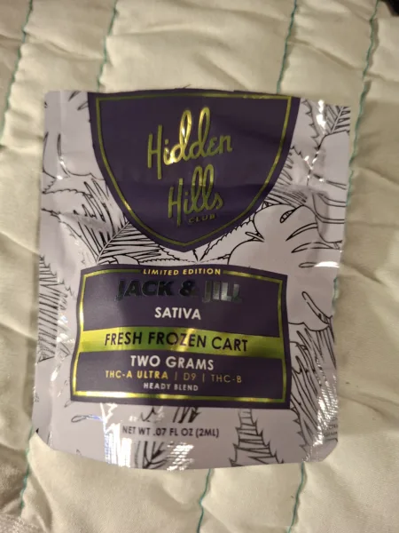 cartucho | hidden hills | vvs d9 + thca + thcp + fresh frozen | 2 gr | calidad premium