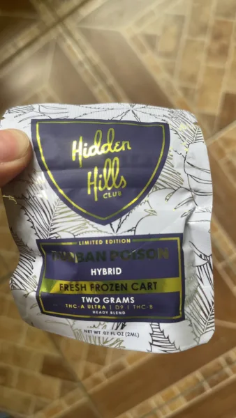 cartucho | hidden hills | vvs d9 + thca + thcp + fresh frozen | 2 gr | calidad premium