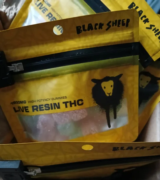 black sheep | gomitas strawberry mojito delta 9 thc 1500 mg | 30 piezas
