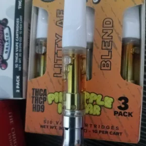 cartucho | litty af blend | thca + thcp + hd9 | paquete de 3 piezas | 1 gr c/u