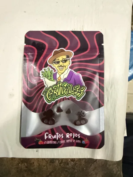profesor grifales gomitas delta 9 thc 70mg 2 piezas frutos rojos