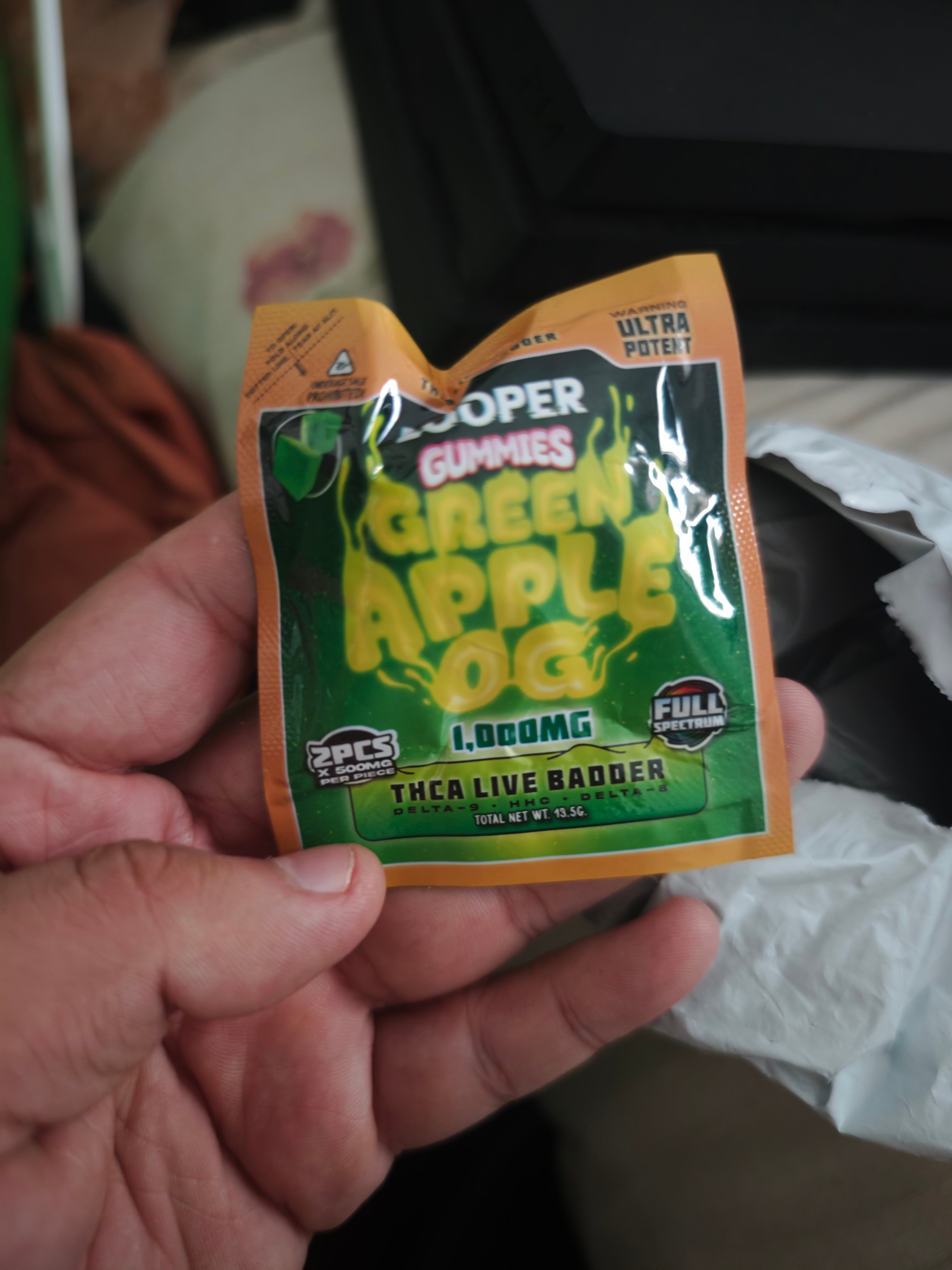 looper | gomitas de thca | delta 9 + hhc + delta 8 | 1000 mg | alta potencia | 2 pz