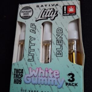 cartucho | litty af blend | thca + thcp + hd9 | paquete de 3 piezas | 1 gr c/u