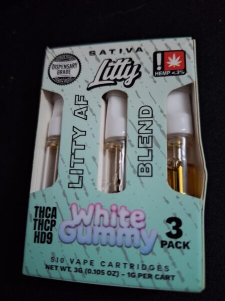 cartucho | litty af blend | thca + thcp + hd9 | paquete de 3 piezas | 1 gr c/u