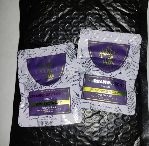 cartucho | hidden hills fresh frozen | thcb, thca ultra y d9 | 2 gr | calidad premium