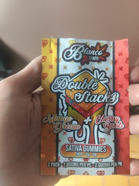 chapo gummies | double stacks | thcp + d9 + d8 | 2000 mg | 2 pz