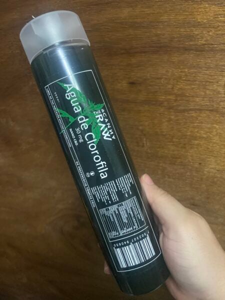 agua con clorofila y cbd | 30mg | 500 ml | the canna raw