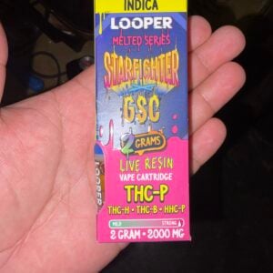 cartucho de wax 2g | looper melted series live resin | hhc, hhc o, thc a, thc p, thcp o, thc h, thc b, thc jd, d8, d11, | 2gr