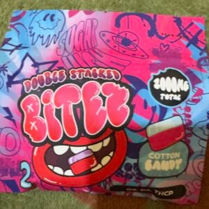 bitez gummies | delicioso chicloso | diferentes mezclas y sabores | 2000 mg | alta potencia | 2 piezas