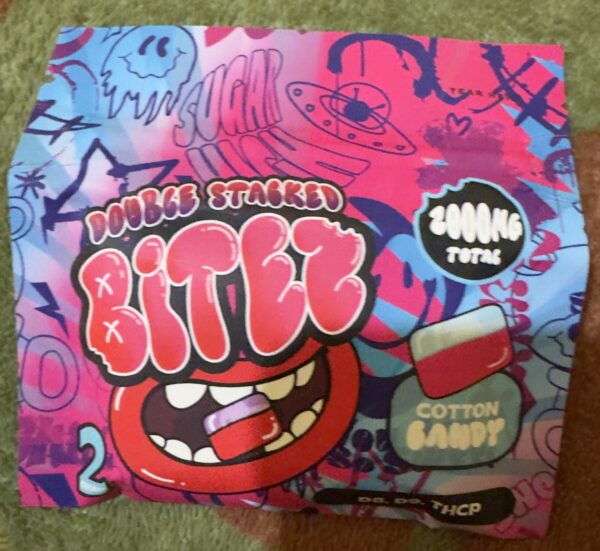 bitez gummies | delicioso chicloso | diferentes mezclas y sabores | 2000 mg | alta potencia | 2 piezas