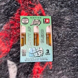 cartucho | litty af blend | thca + thcp + hd9 | paquete de 3 piezas | 1 gr c/u