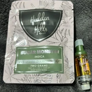 cartucho | hidden hills | vvs d9 + thca + thcp + liquid diamonds | 2 gr | calidad premium