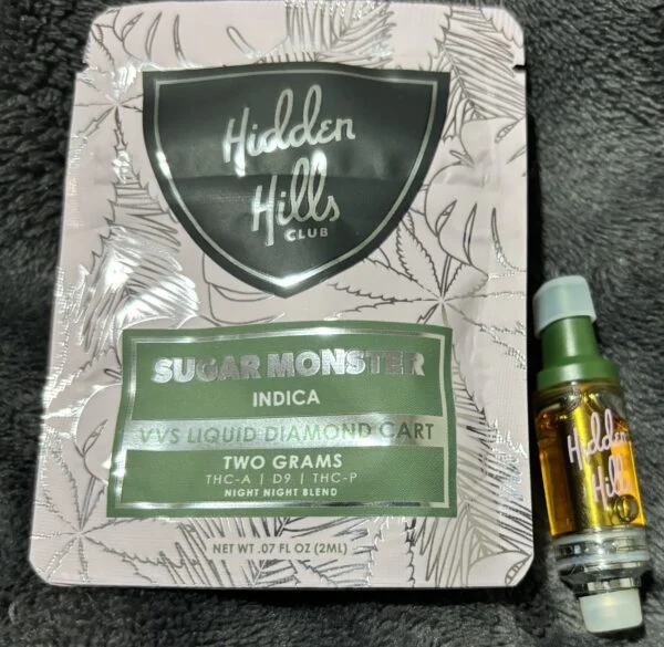 cartucho | hidden hills | vvs d9 + thca + thcp + liquid diamonds | 2 gr | calidad premium