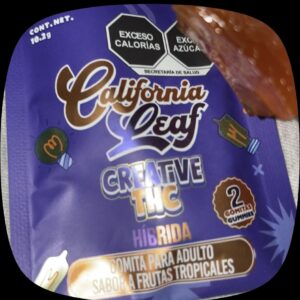 california leaf | gomitas creative | delta 8 thc 2 piezas 2 mg