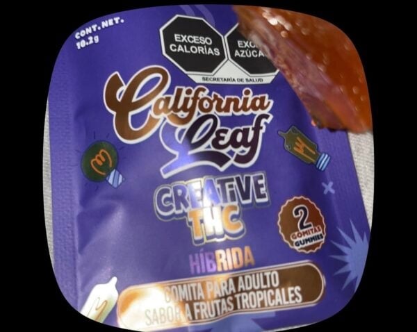 california leaf | gomitas creative | delta 8 thc 2 piezas 2 mg