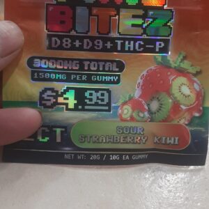 pixie bitez | gomitas thc p + delta 9 thc + delta 8 | alta potencia | 2 piezas | 1500 mg/pza