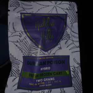 cartucho | hidden hills fresh frozen | thcb, thca ultra y d9 | 2 gr | calidad premium