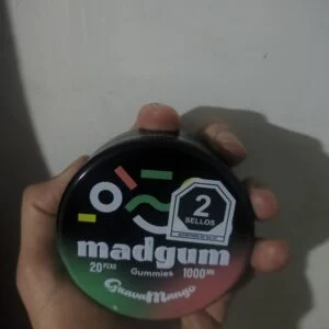 madgum | gomitas | hhc 1000mg | 20 piezas alta potencia