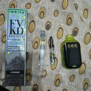 fvkd | syringe = extracto recargable de dispositivo thc a rosing | 3.5 ml